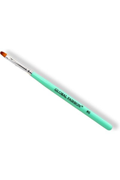 GLOBAL FASHION Professional Nail Art Brush Kit with Oval Gel Polish Art Brush...