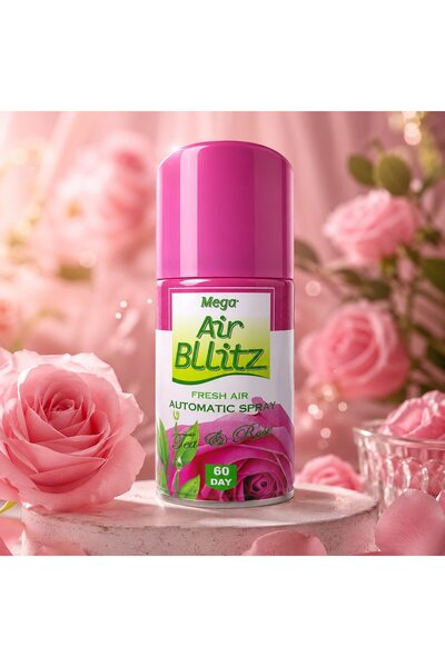 ABS Пълнител за освежител за въздух AIR BLLITZ 205 мл, ЧАЙНА РОЗА