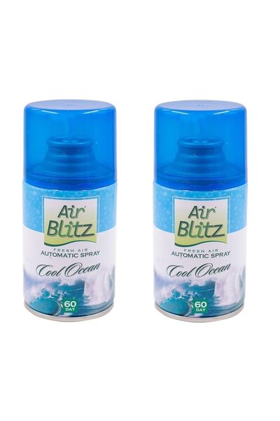 ABS Комплект пълнители за освежител за стая, AIR BLLITZ 2x205ml, COOL OCEAN