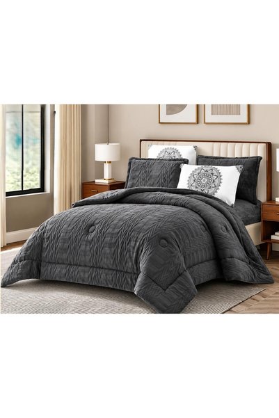 NAJMA Winter Duvet Cover Set Modern Design Elegant Patterns 6 Pieces 230X250