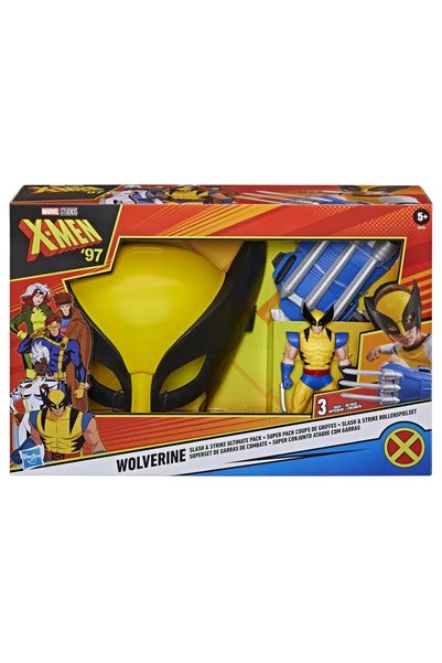 Marvel Σετ X-Men '97: Φιγούρα του Wolverine «Slash and Strike» με μάσκα και ν...