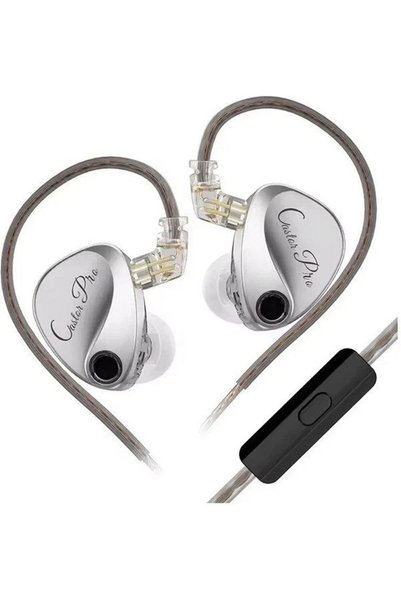 KZ Hi-Fi Ενδοωτικά Ακουστικά - Castor Pro Silver Mic - Έκδοση Harman - (6.01....