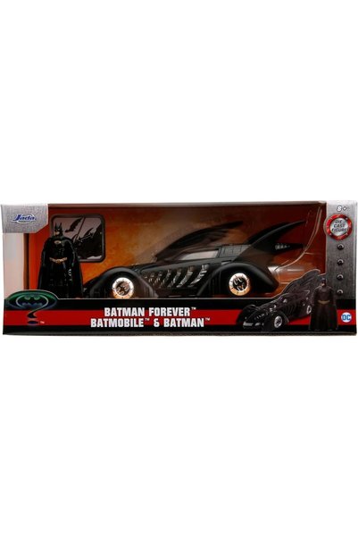 Jada Toys Jada Dc Set Batman Forever Figurina Batman Si Masinuta Metalica Bat...
