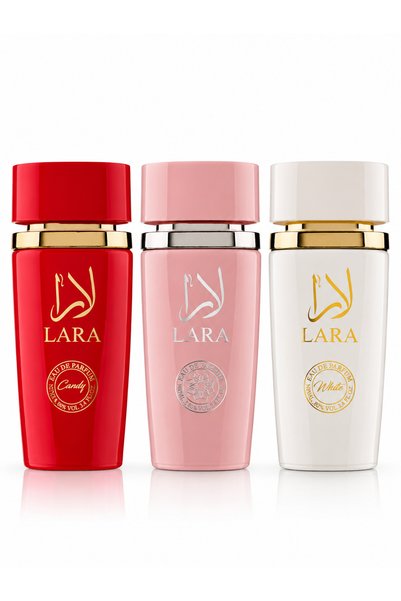 Al Fakhr Perfumes Set 3 parfumuri dama, Lara White, Lara Pink, Lara Candy, 3x...