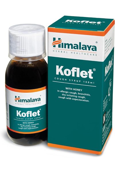 Himalaya Koflet 200 ml (1 Count) Non-Drowsy Syrup - Soothing Relief from Dry ...