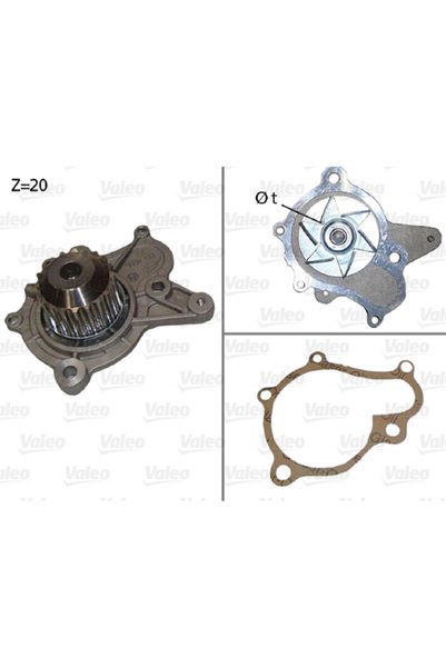 VALEO Pompa de apa racire motor 506922