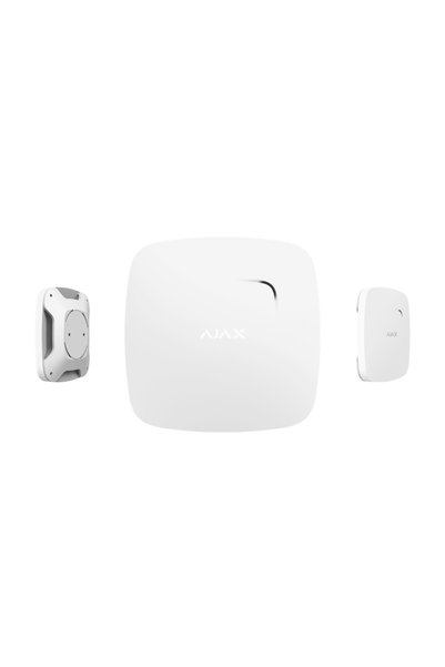Bk Gift AJAX Fire Protect Plus, Kablosuz, Isı ve Duman Dedektörü, BEYAZ