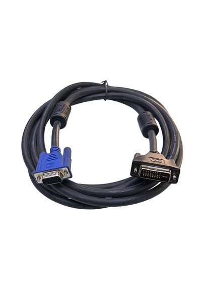 Leonpro DVI-to-VGA adapter cable; DVI 24+5 to VGA 15-pin adapter cable, 3 m
