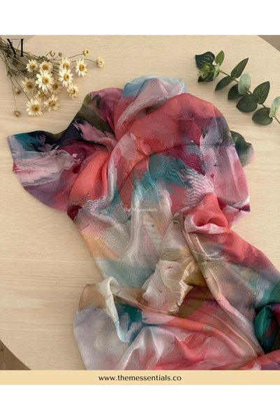 The M Essentials Modal Hijab - Watercolor