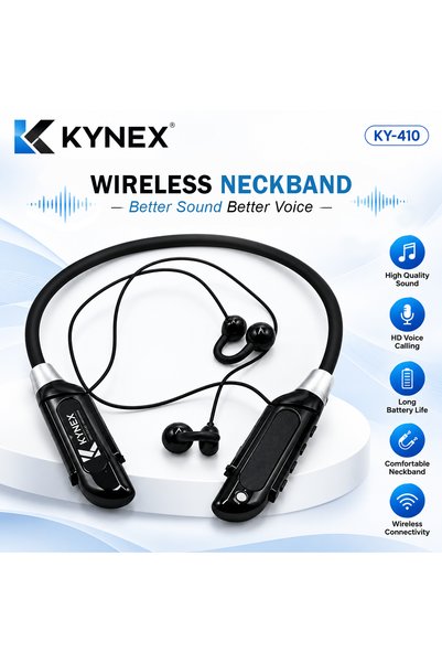 KYNEX سماعات أذن لاسلكية KY-410، سماعة رأس بتقنية البلوتوث بتصميم داخل الأذن،...