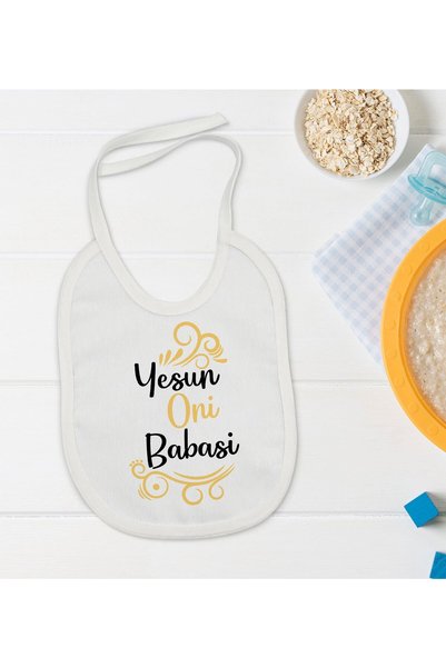 Bk Gift BK Kids Yesun Oni "Daddy" Design Baby Bib - Model 1