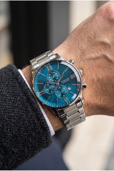 Homies STEEL BRACELET MEN'S WATCH WITH A 2-YEAR WARRANTY AND 3 ATM WATER RESI...