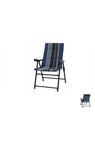 IN HOME STORE Folding Tourist Chair with Elegant Heritage Design