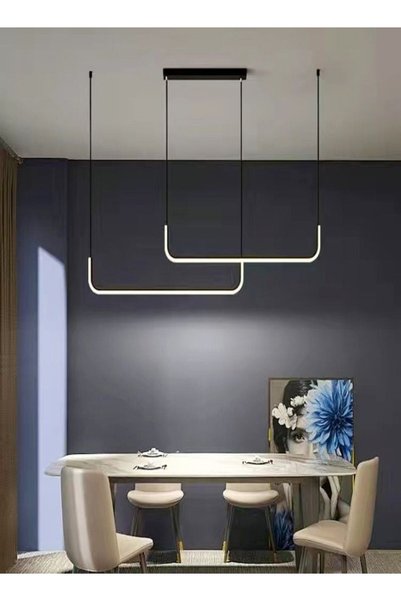Generic Brand fashionhome Modern Luxury Design LED Dimmable Pendant Linear Ch...