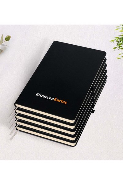Bk Gift Black Notebook with 50 Logo Special for Your Company