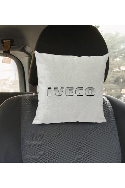 Bk Gift Iveco-Designed Square Car Seat Pillow-1
