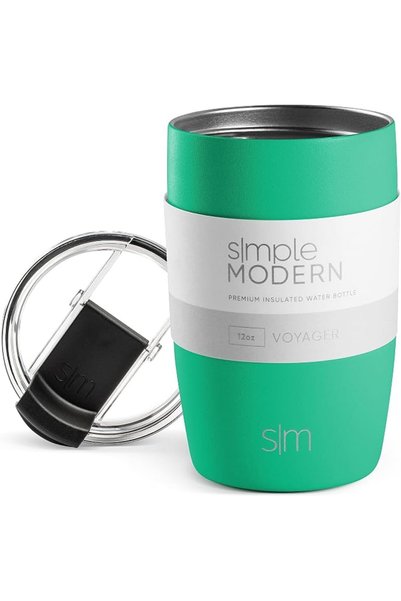Simple Modern Simple Modern Flip-Lid Tumbler, Stainless Steel, 16.0 Oz, Almon...