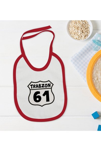 Bk Gift BK Kids Trabzon-Designed Red Baby Bib - 1 en124686