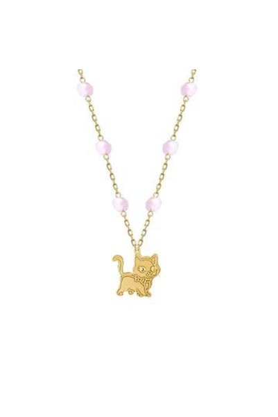 Jewelivery , Necklace, N1YK218, Cat Charm Design, Elegant Jewelry