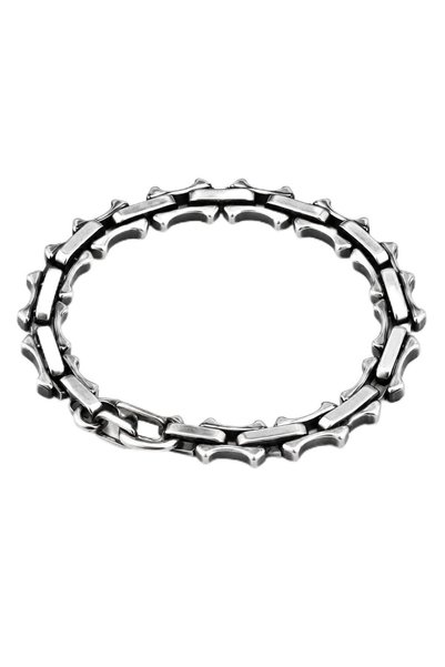 Jewelivery Black Stainless Steel Bracelet SS106 | Shiny Glossy Finish SS106_l...