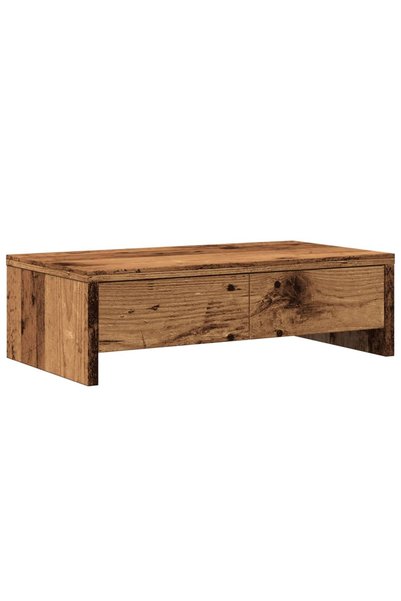 Syfax Suport monitor cu sertare lemn vechi 50x27x15 cm lemn prelucrat