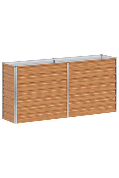 Syfax Strat înălțat de grădină Maro deschis 160 x 40 x 77 cm
