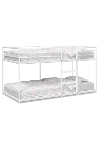 Syfax Pat supraetajat fără saltea alb 90x200 cm oțel