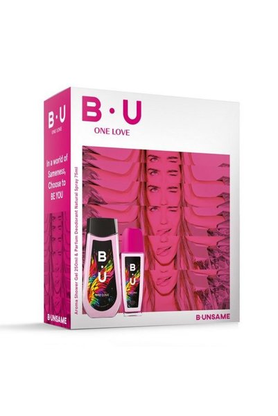 B.U. BU, αποσμητικό 75 ml και αφρόλουτρο 250 ml, One Love gift set