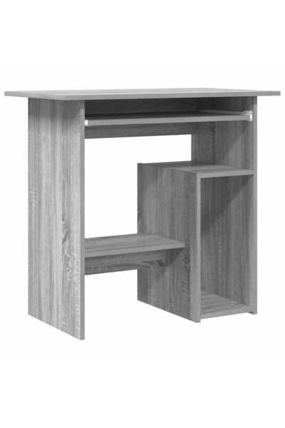 Syfax Birou, gri sonoma, 80x45x74 cm, lemn prelucrat