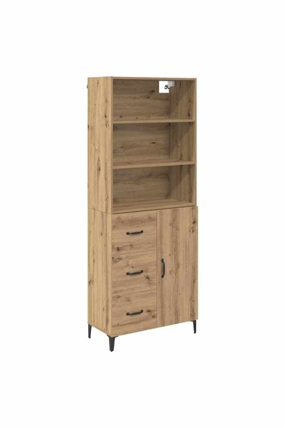 Syfax Bufet Stejar Artizanal 69,5 x 34 x 180 cm Lemn prelucrat