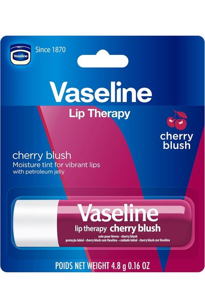 Vaseline Lip Therapy Cherry Blush Lip Balm Stick, 4.8g | Moisture tint for vi...