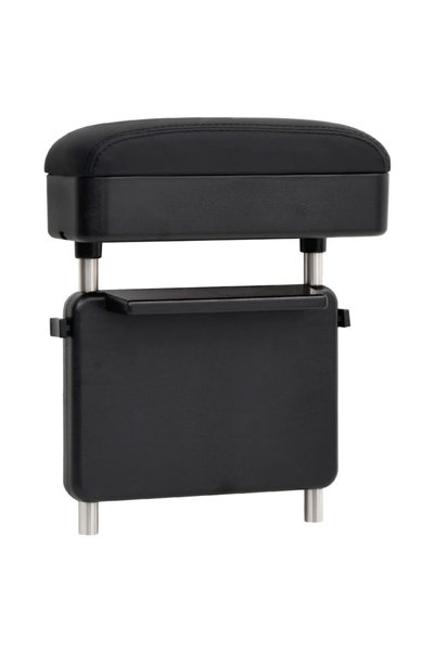 Syfax Cotieră auto universală negru 23x8x(30-38) cm ABS