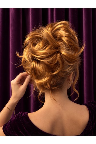 SÇ PERUK LOOSE BUN HAIRCLIP WITH WIRE AND CLIPS #28