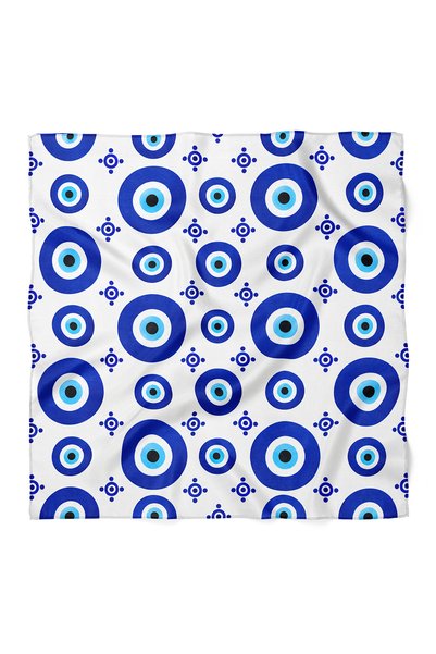 nehir eşarp وشاح بنمط عين الشر 50×50 سم
