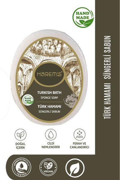 Harem's Ottoman Harem’s Săpun cu burete Hamam turcesc, 120 g