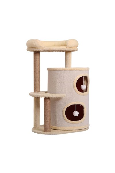 PAHOO Cat Tree 68cm Cat Tower for Small Cats, Multi-Level Cat Tree with Scrat...