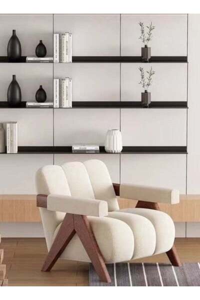 Generic Brand C&C Home Modern Accent Barrel Chair with Plush Upholstery, Soft...
