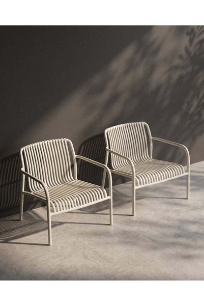 Generic Brand HariNorgen Set of 2 Wide-Seat Resin Armchair, Indoor & Outdoor ...