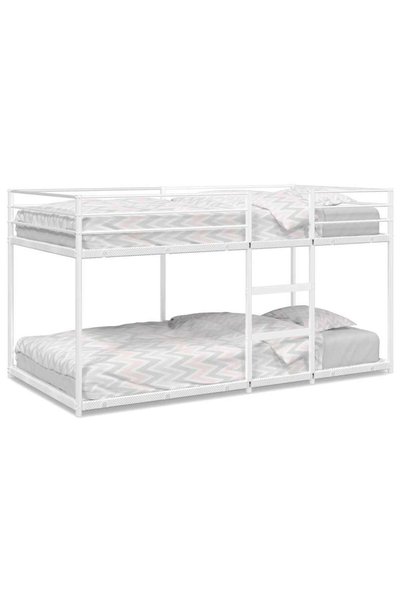 Syfax Pat supraetajat fără saltea alb 75x190 cm oțel