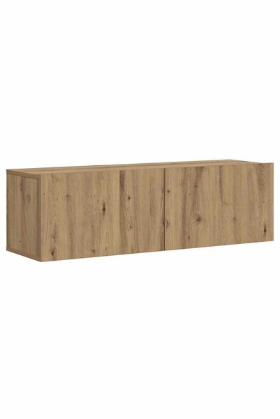 Syfax Dulap TV perete, stejar artizanal, 100x30x30 cm, lemn prelucrat