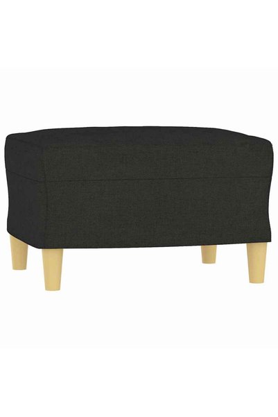 Syfax Taburet, negru, 60x50x41 cm, material textil