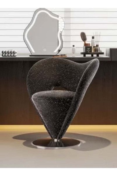 Generic Brand Raffine Modern Sculptural Swivel Accent Chair with 360° Rotatio...