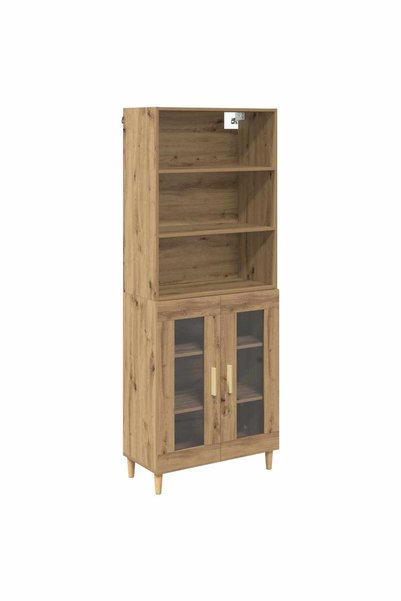 Syfax Bufet Stejar Artizanal 69,5 x 32,5 x 180 cm Lemn prelucrat