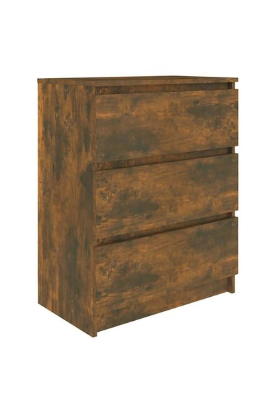 Syfax Dulap, stejar fumuriu, 60x35x76 cm, lemn prelucrat