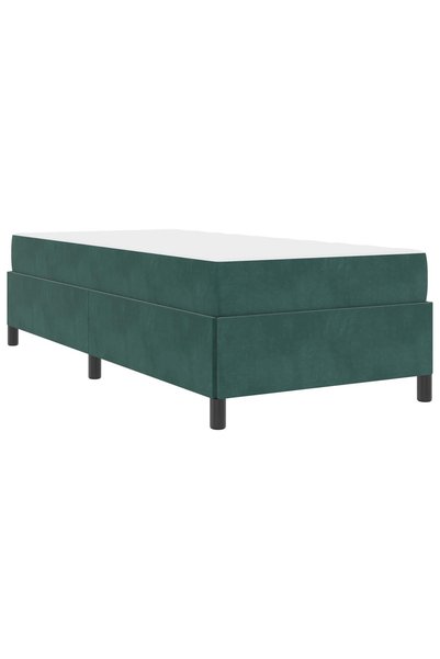 Syfax Cadru de pat Verde închis 90 x 200 cm țesătură