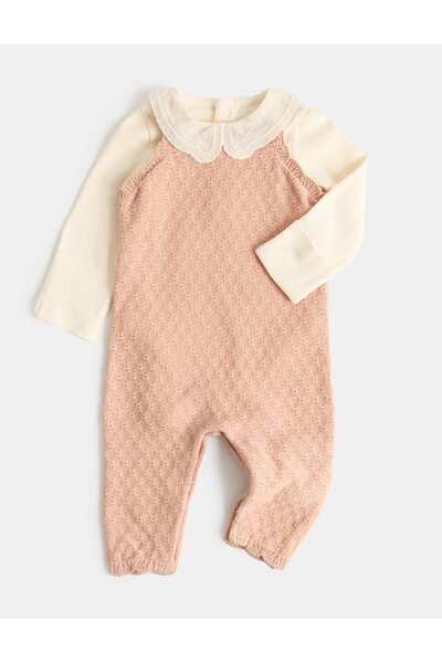 Marks & Spencer Salopetă tricotată din 2 piese cu body (7 lbs - 12 luni)