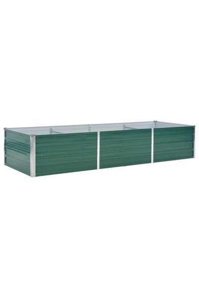 Syfax Strat înălțat de grădină, verde, 240x80x45 cm, oțel galvanizat