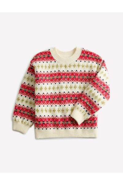 Marks & Spencer Pulover tricotat Fair Isle strălucitor (2-8 ani)