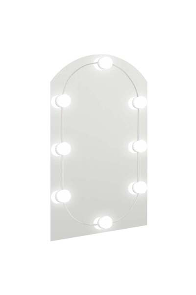 Syfax Oglindă cu lumini LED, arcadă, 60x40 cm, sticlă