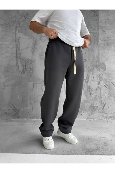 NO1 KONSEPT Oversized Premium Baggy Sweatpants with Elastic Waistband